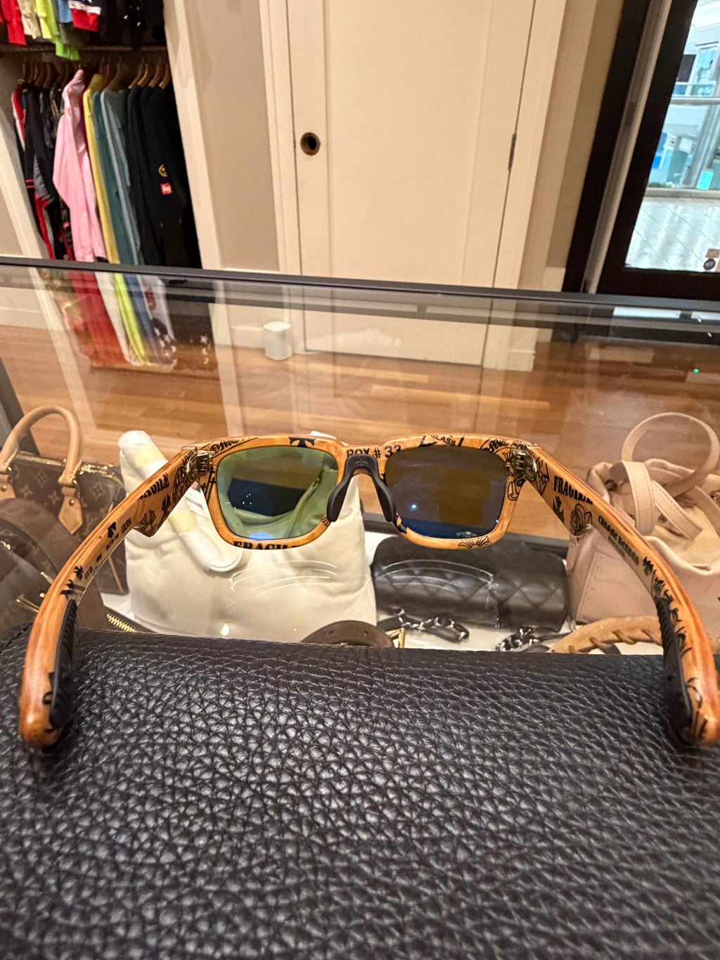 Chrome Hearts Lilith Glasses - Wooden/Silver