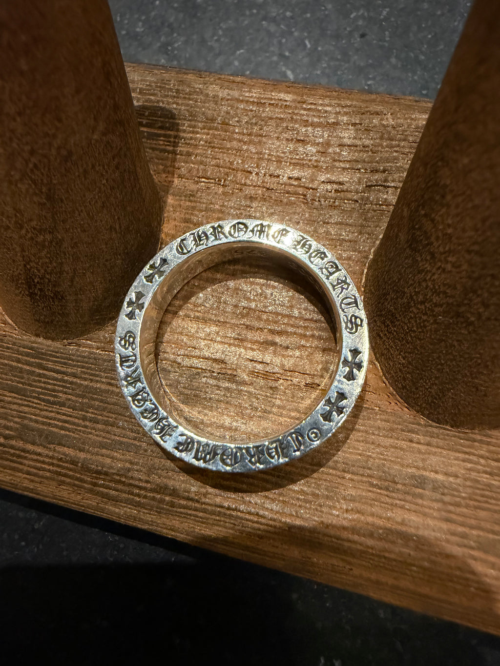 Chrome Hearts Forever 6MM Spacer Ring Silver - Size 10