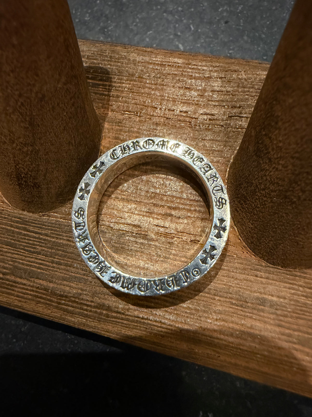 Chrome Hearts Forever 6MM Spacer Ring Silver - Size 10