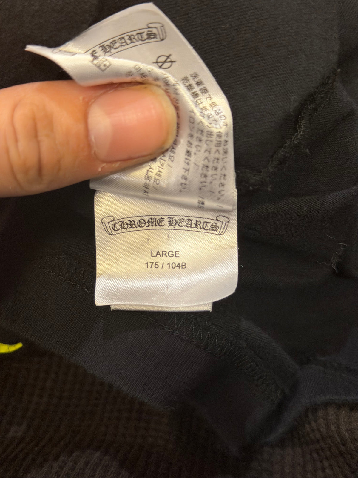 Chrome Hearts Eye Chart
Hollywood Tee - Black/NeonYellow