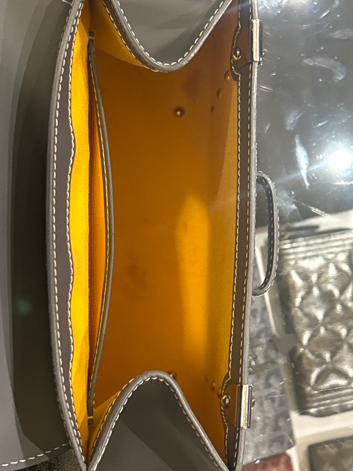 Goyard Grey Structured Saigon Top