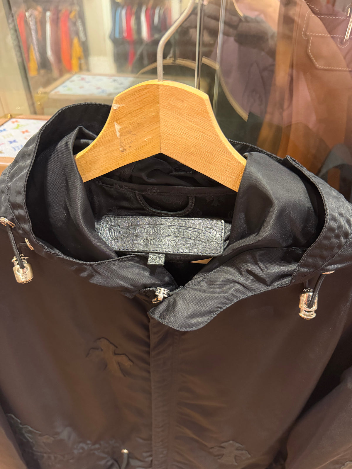 Chrome Hearts Cross Patch Parka - Black