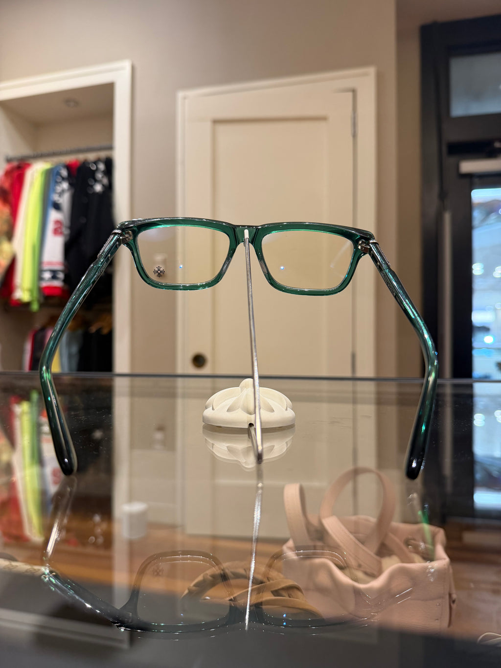 Chrome Hearts ‘Little Dinger’ Square Glasses