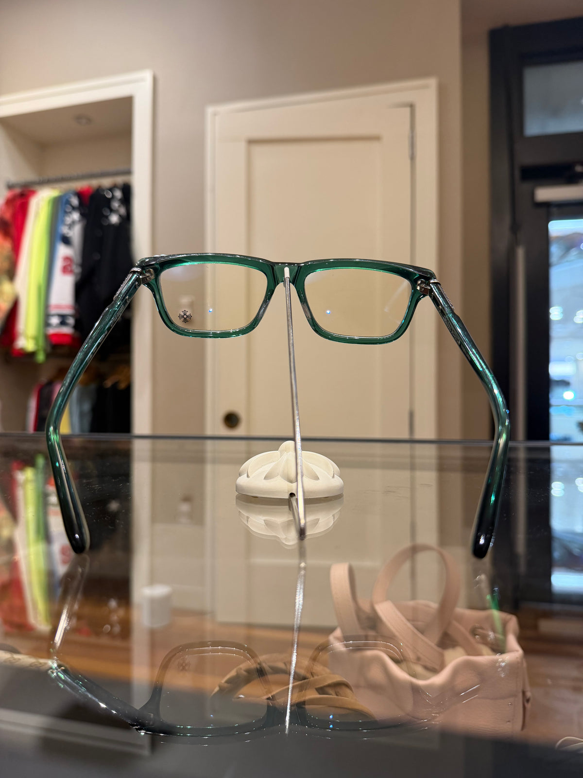 Chrome Hearts ‘Little Dinger’ Square Glasses