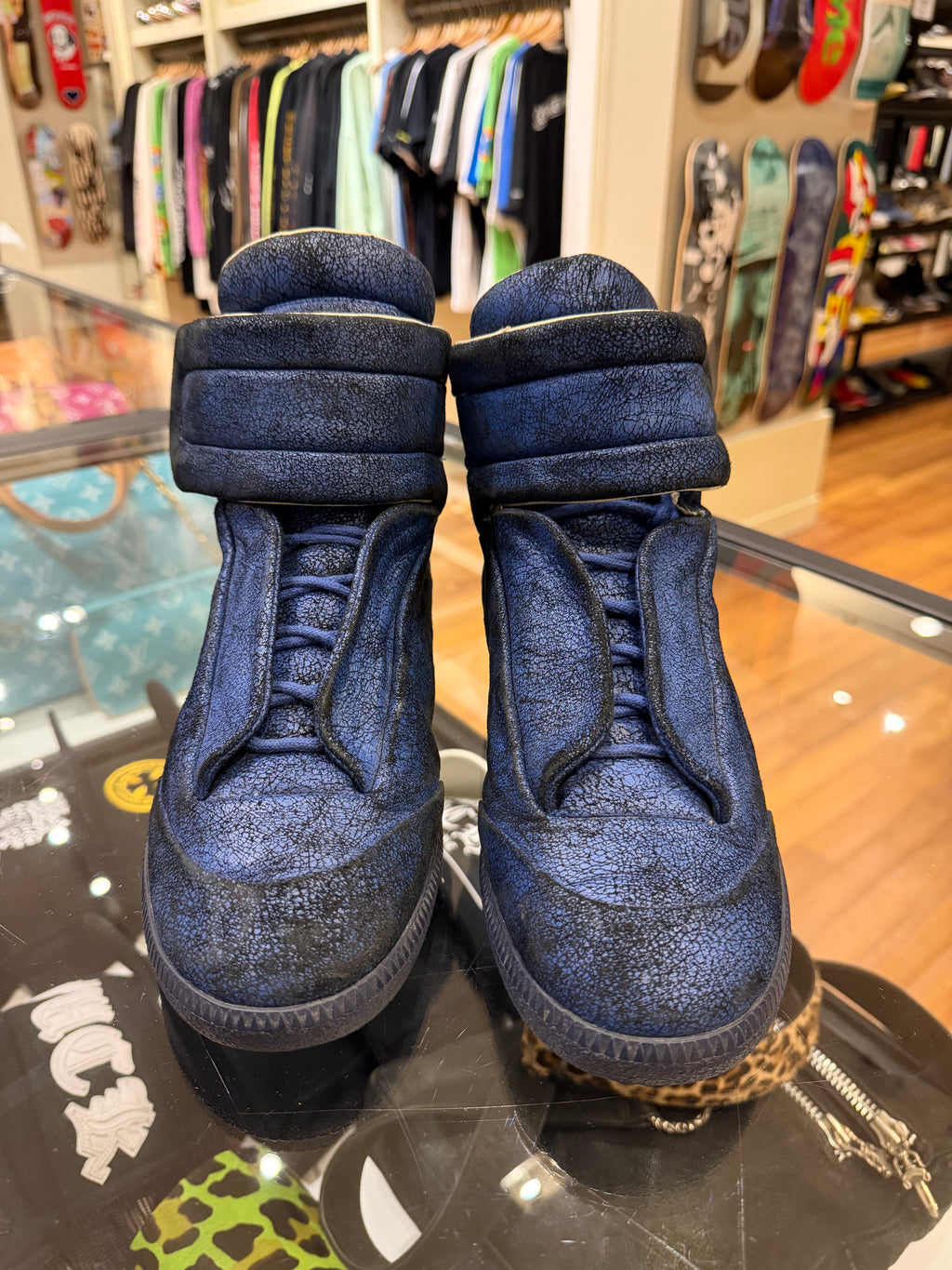 Maison Margiela Future Cracked Paint - Blue