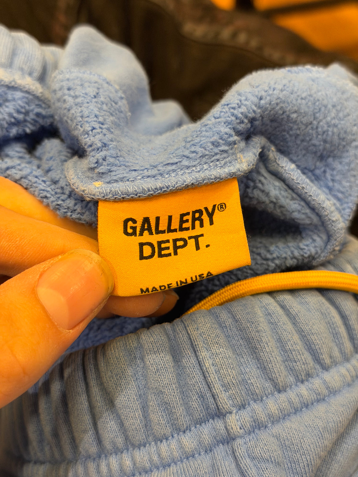 Gallery Dept Painted Flare Sweatpants - Blue