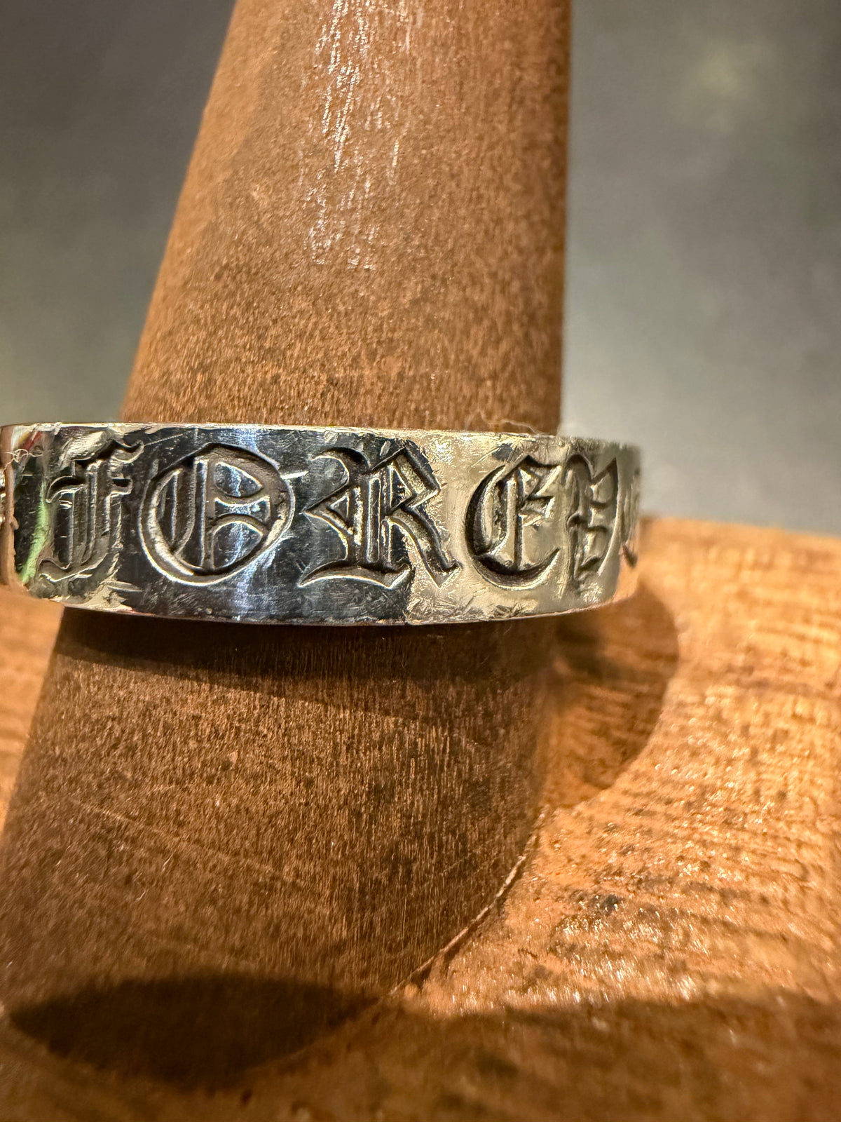 Chrome Hearts Forever 6MM Spacer Ring Silver - Size 10