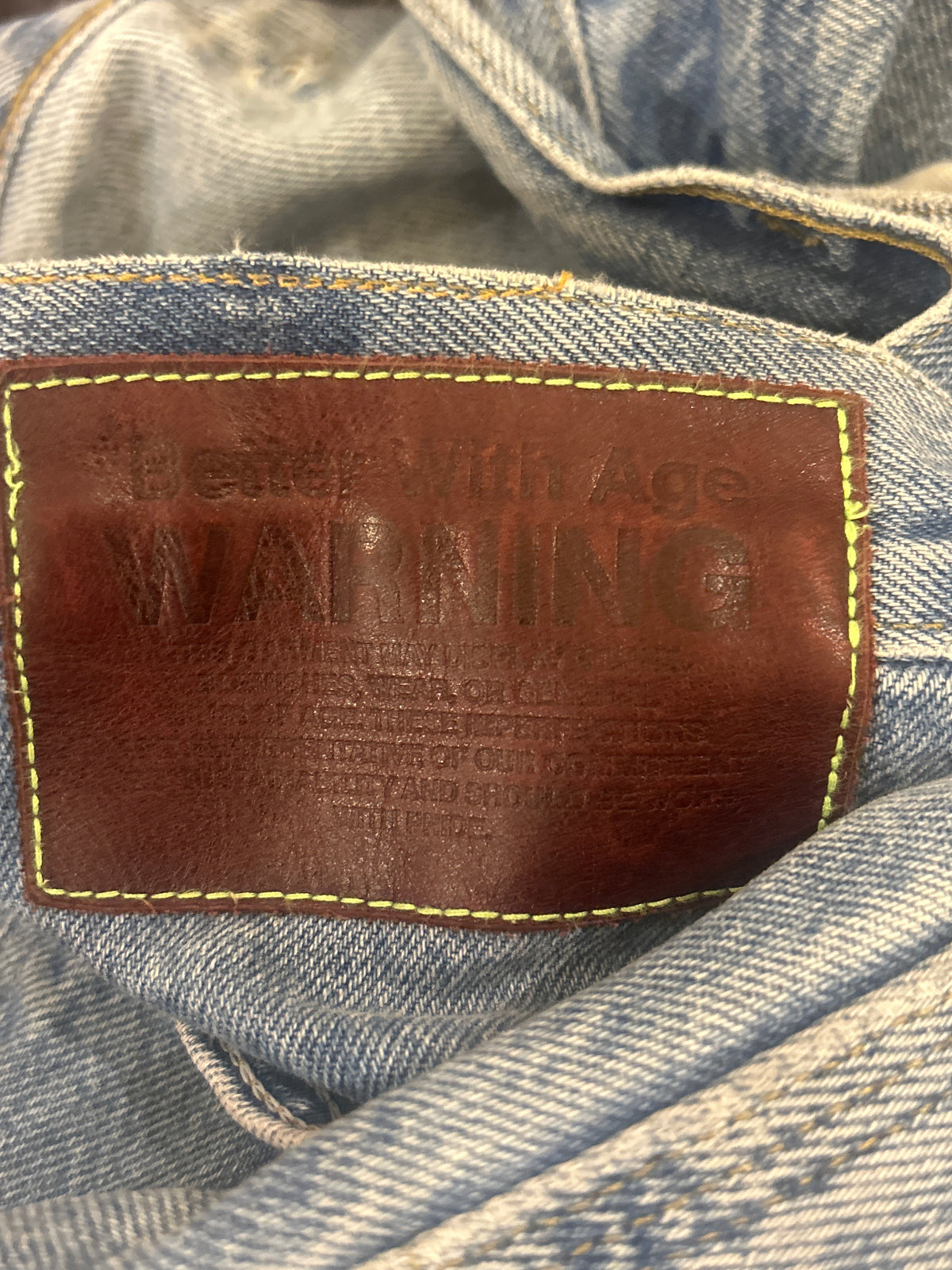 Better With Age 'Gentlemen's Carpenter Patchwork Jeans