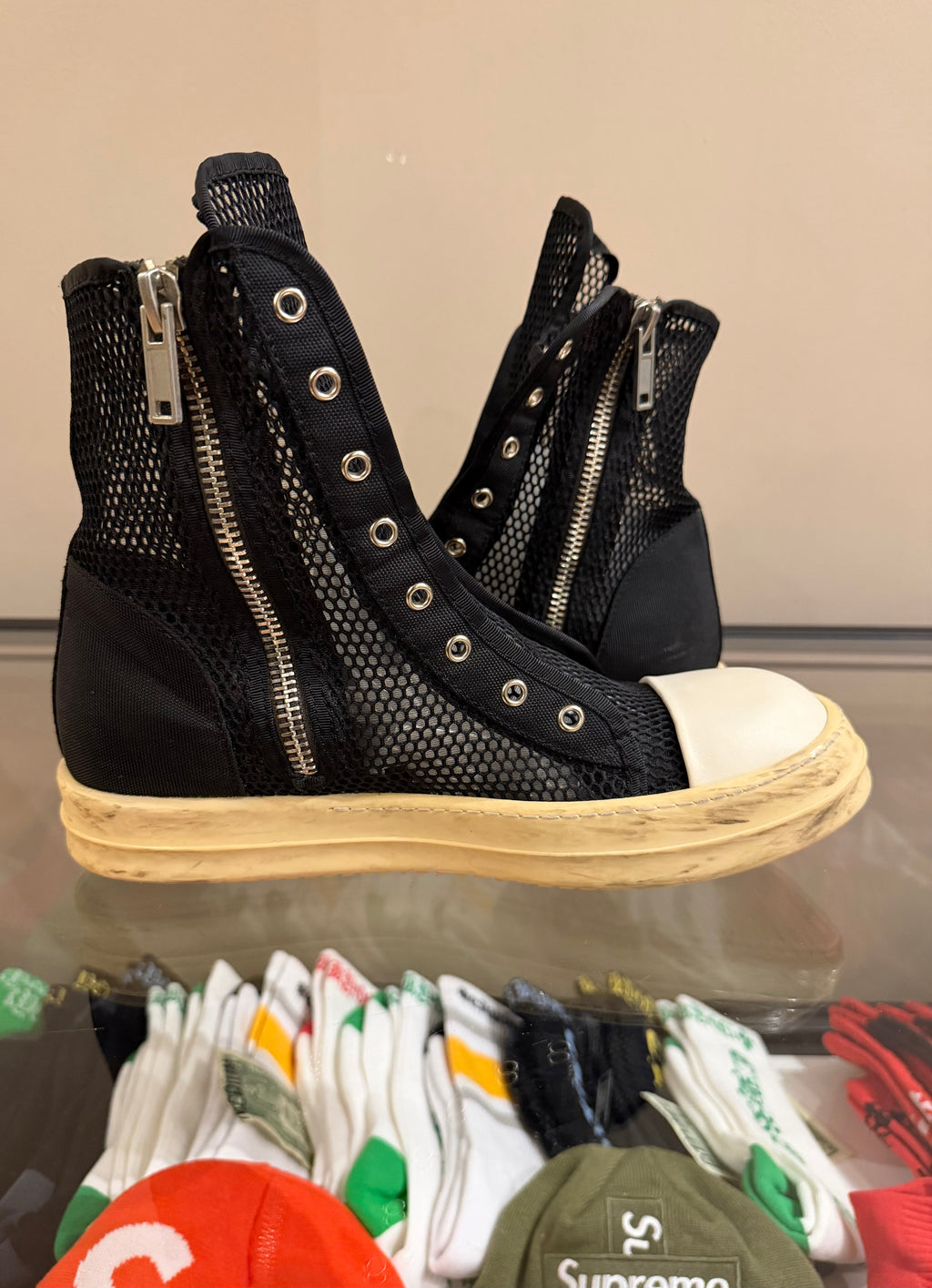 Rick Owens DRKSHDW Mesh Ramones