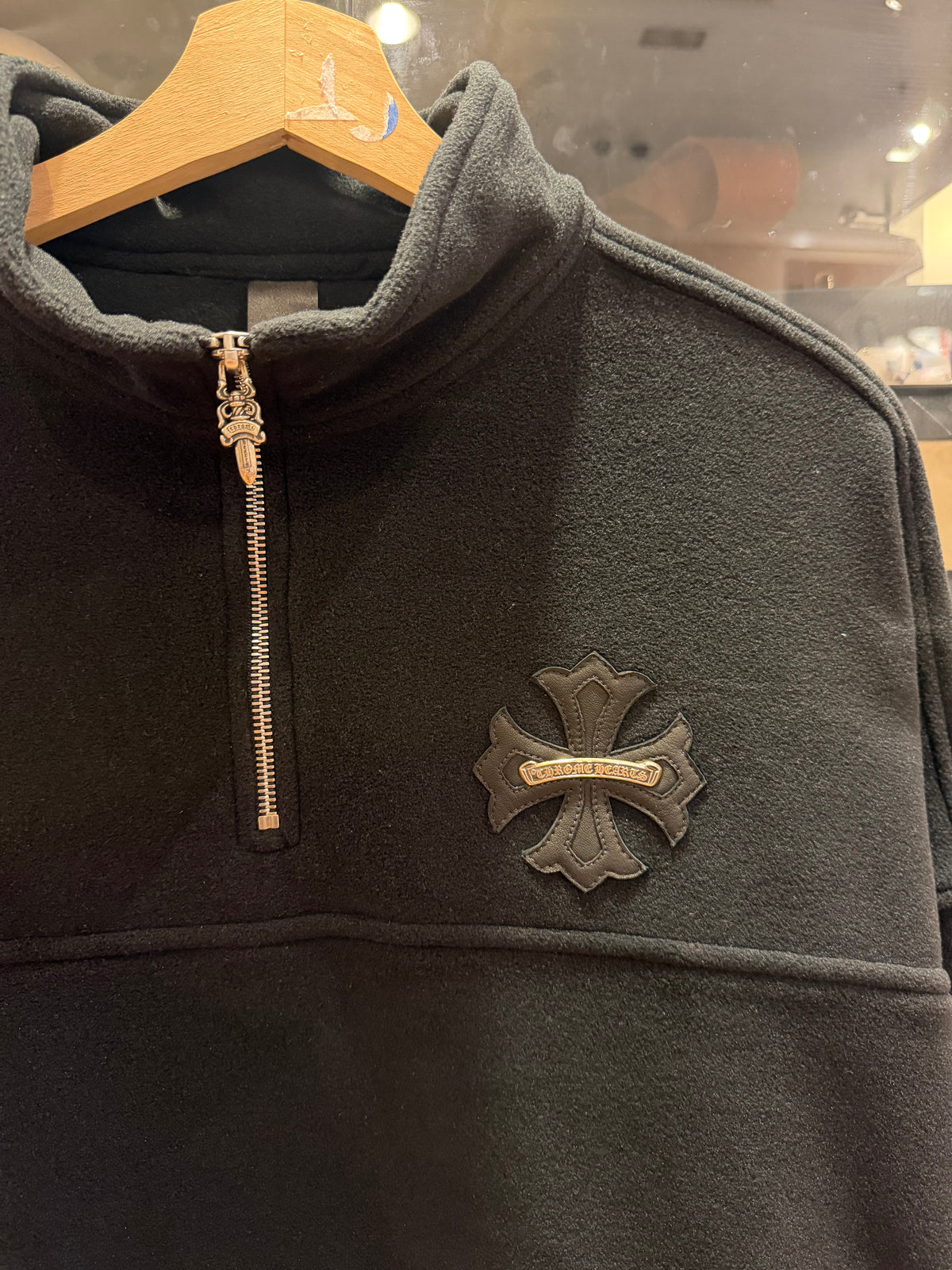 Chrome Hearts Fleece Quarter Zip Pullover