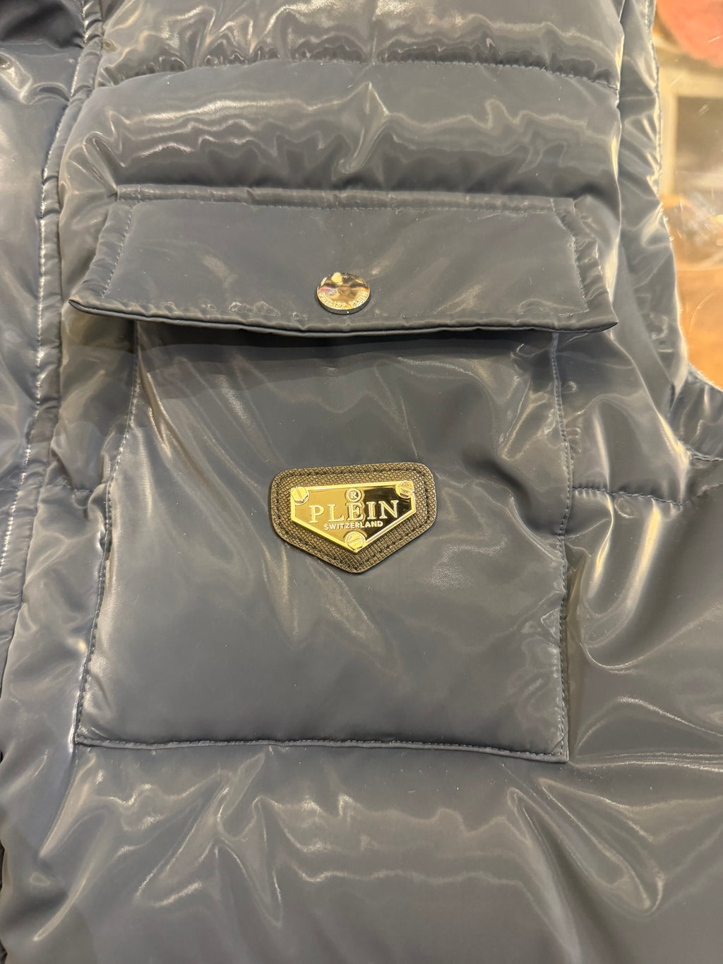 Phillip Plein Nylon Down Puffer Vest