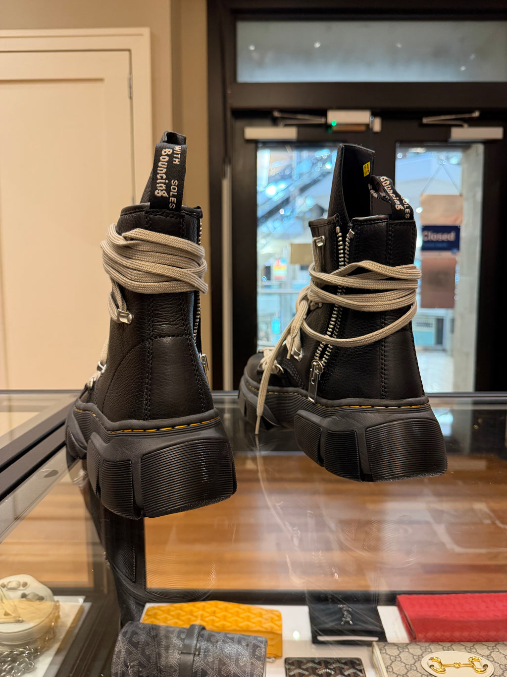 Rick Owen’s x Doc Marten’s 1460 DMXL Megalace Boots