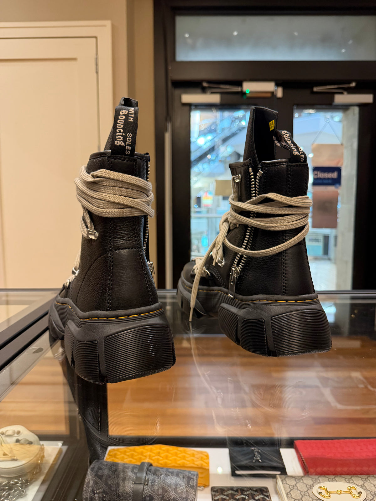 Rick Owen’s x Doc Marten’s 1460 DMXL Megalace Boots