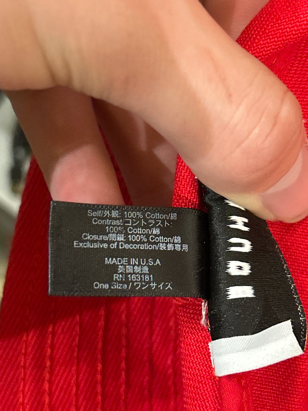Rhude Bucket Hat - Red