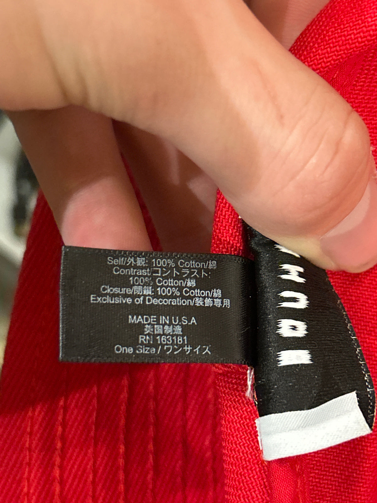 Rhude Bucket Hat - Red