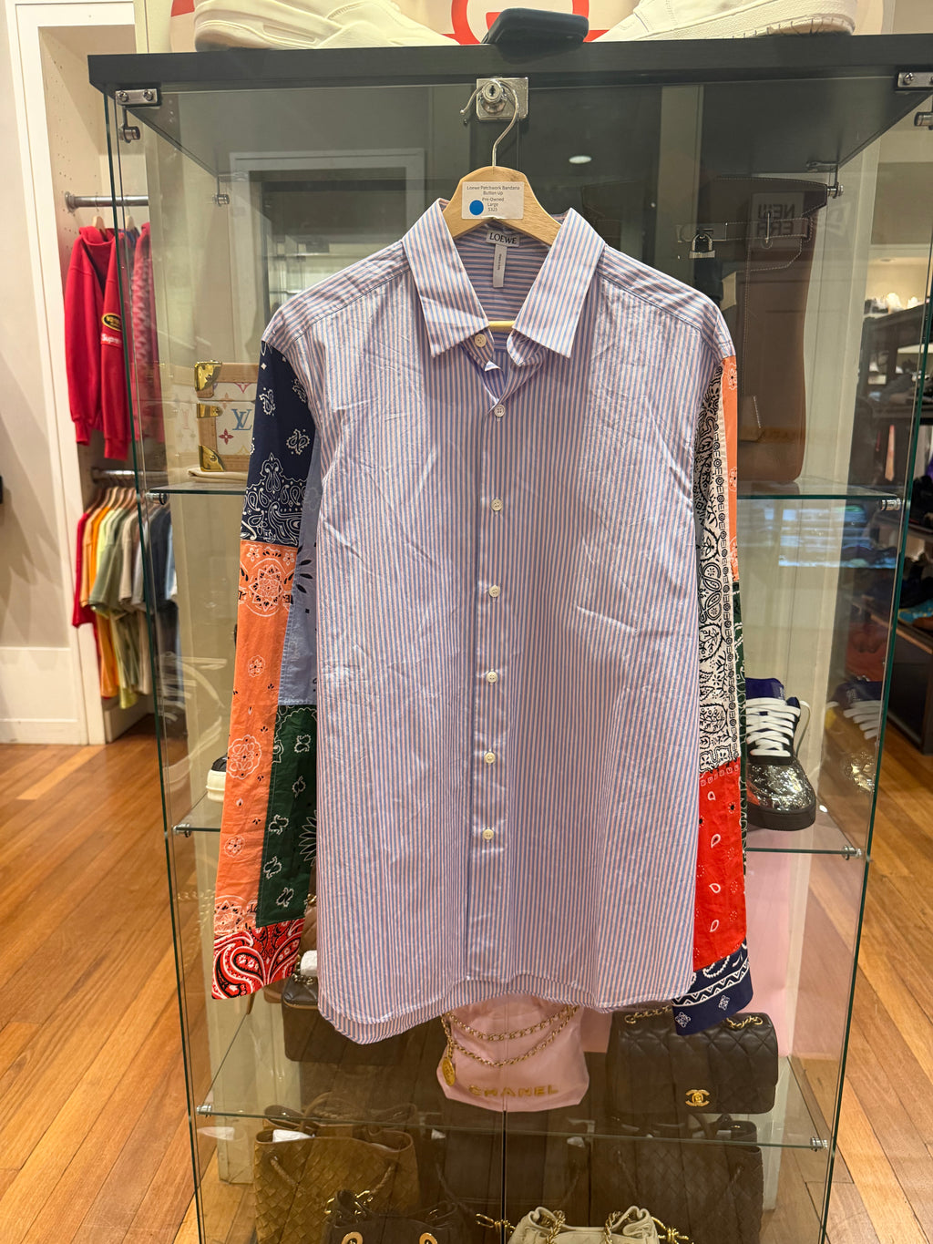Loewe Patchwork Bandana Button Up