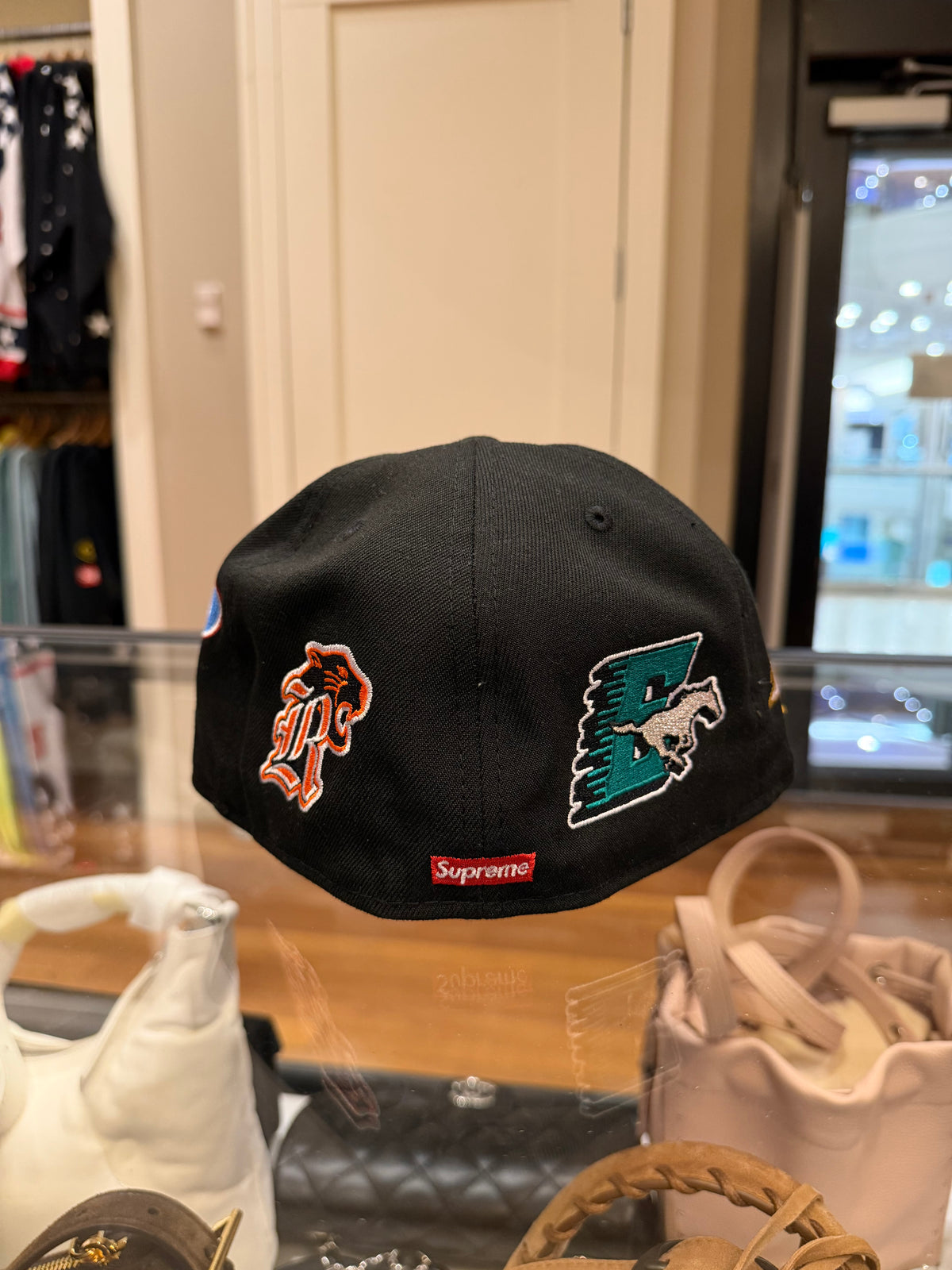 Supreme x New Era Mascots S Logo