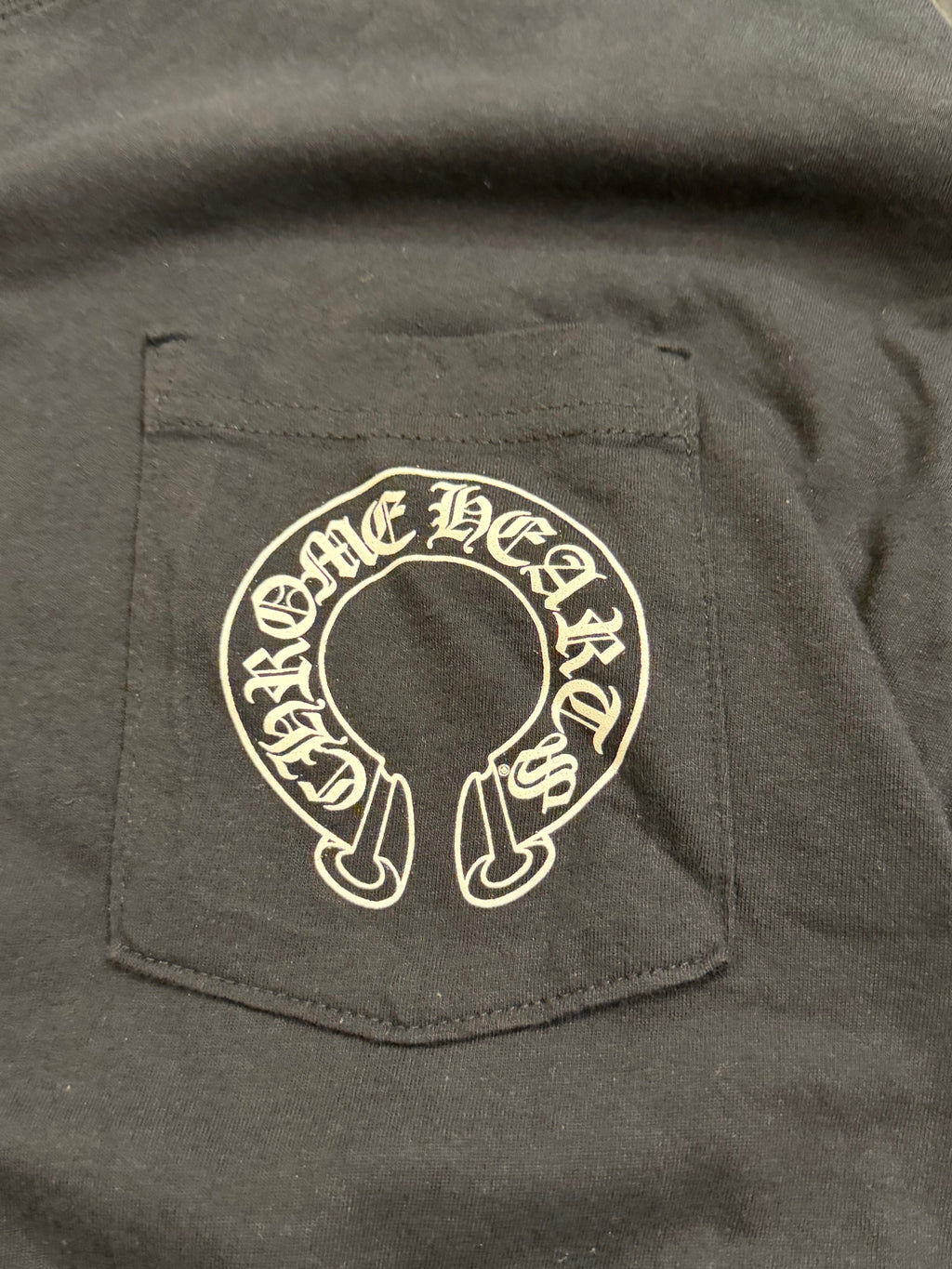 Chrome Hearts ‘Fuck You’ Horseshoe Pocket LS - Black