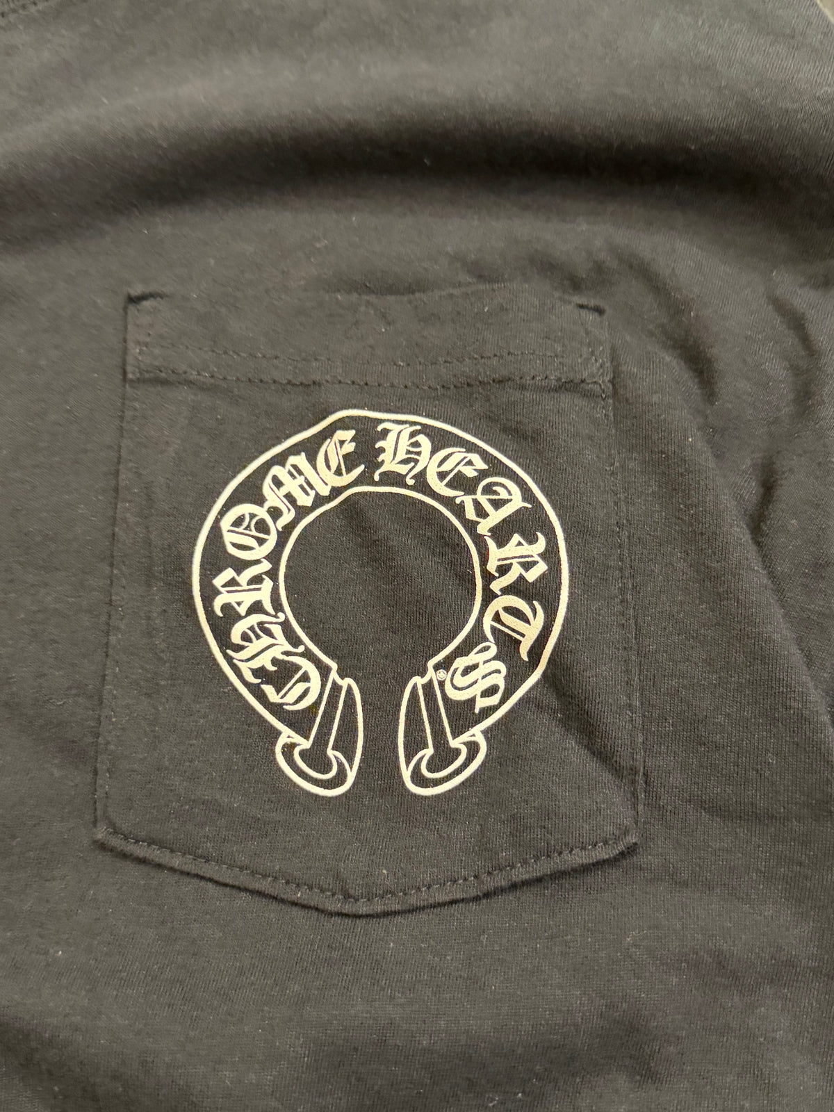 Chrome Hearts ‘Fuck You’ Horseshoe Pocket LS - Black