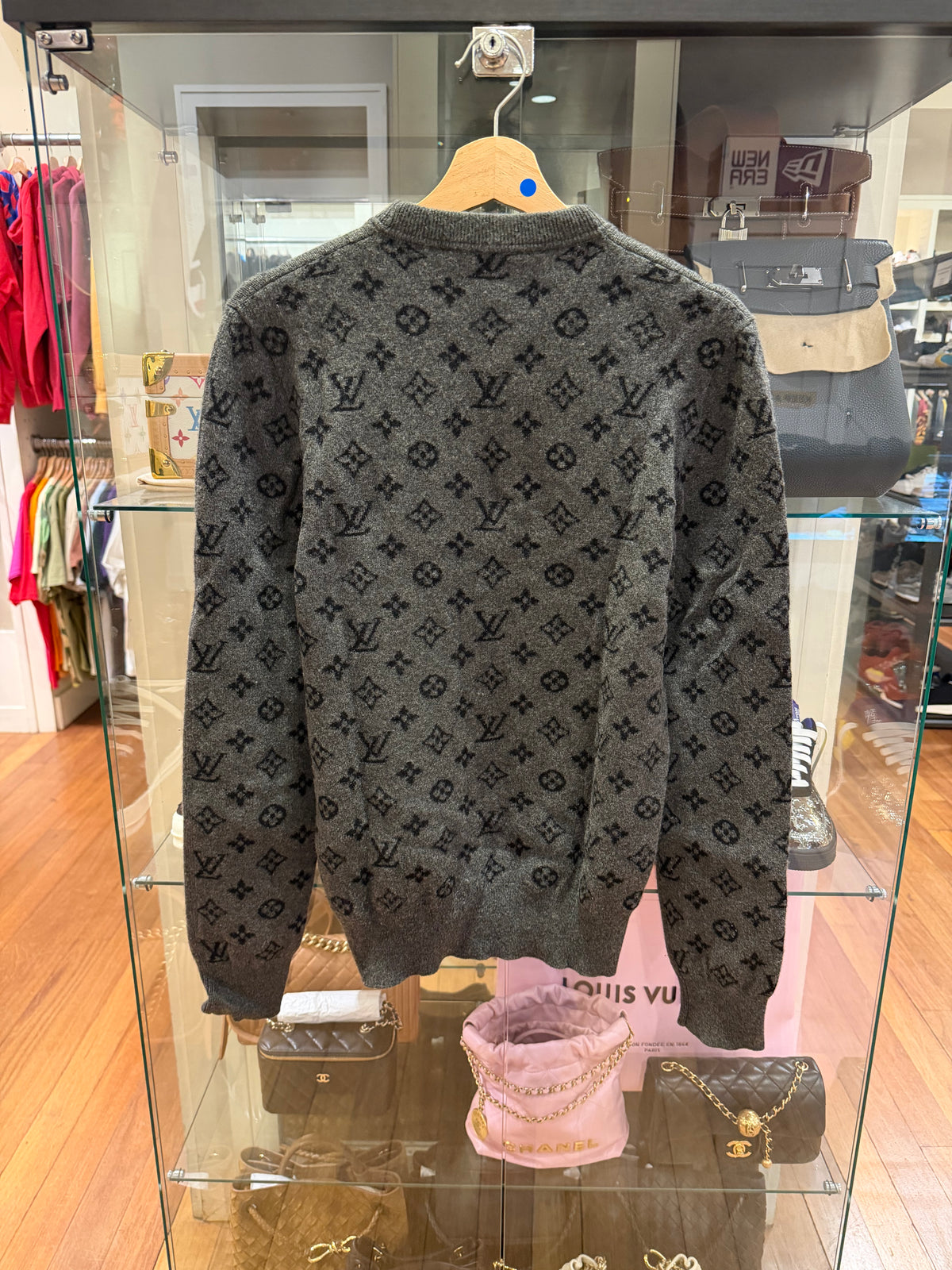 Louis Vuitton LV Half & Half Monogram Knit Crewneck