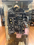 NEIGHBORHOOD
Bandana-Print Patchwork SS
Shirt - Blue