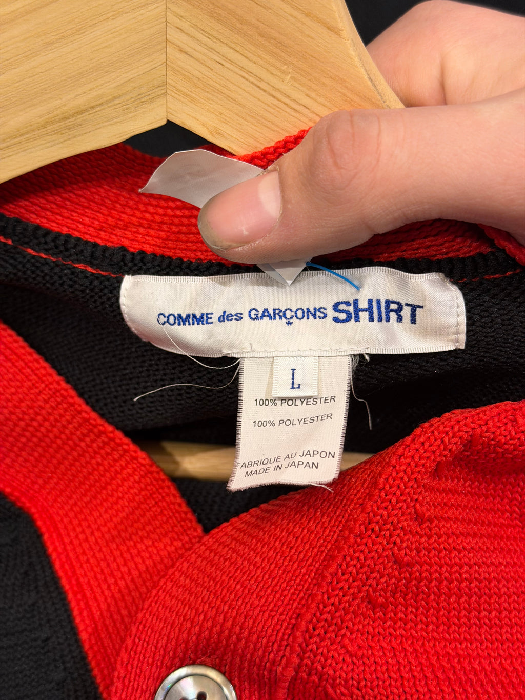 Comme Des Garçons Split Knit Vest