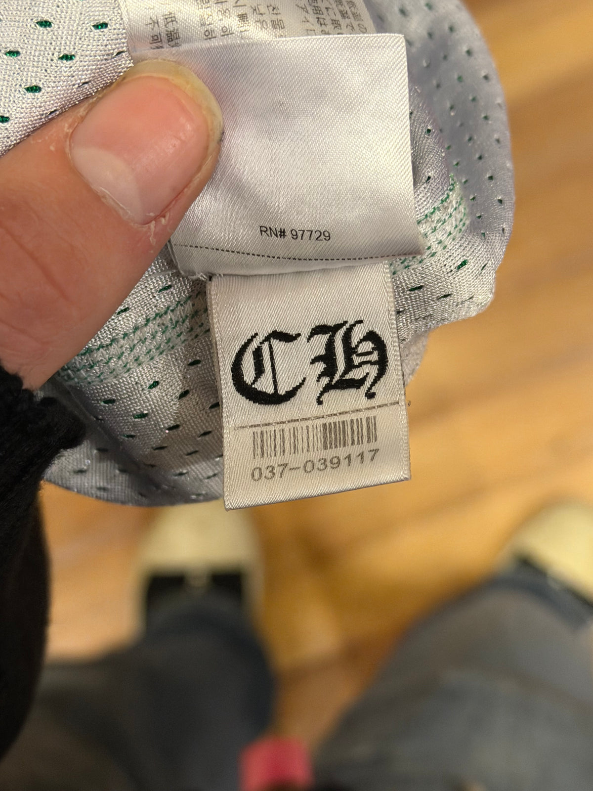 Chrome Hearts Reversible Mesh Basketball Jersey