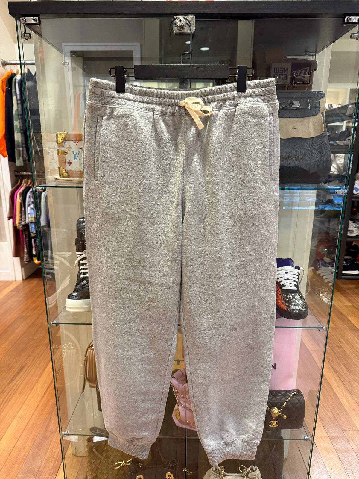 Miu Miu Logo Patch Cotton Joggers
