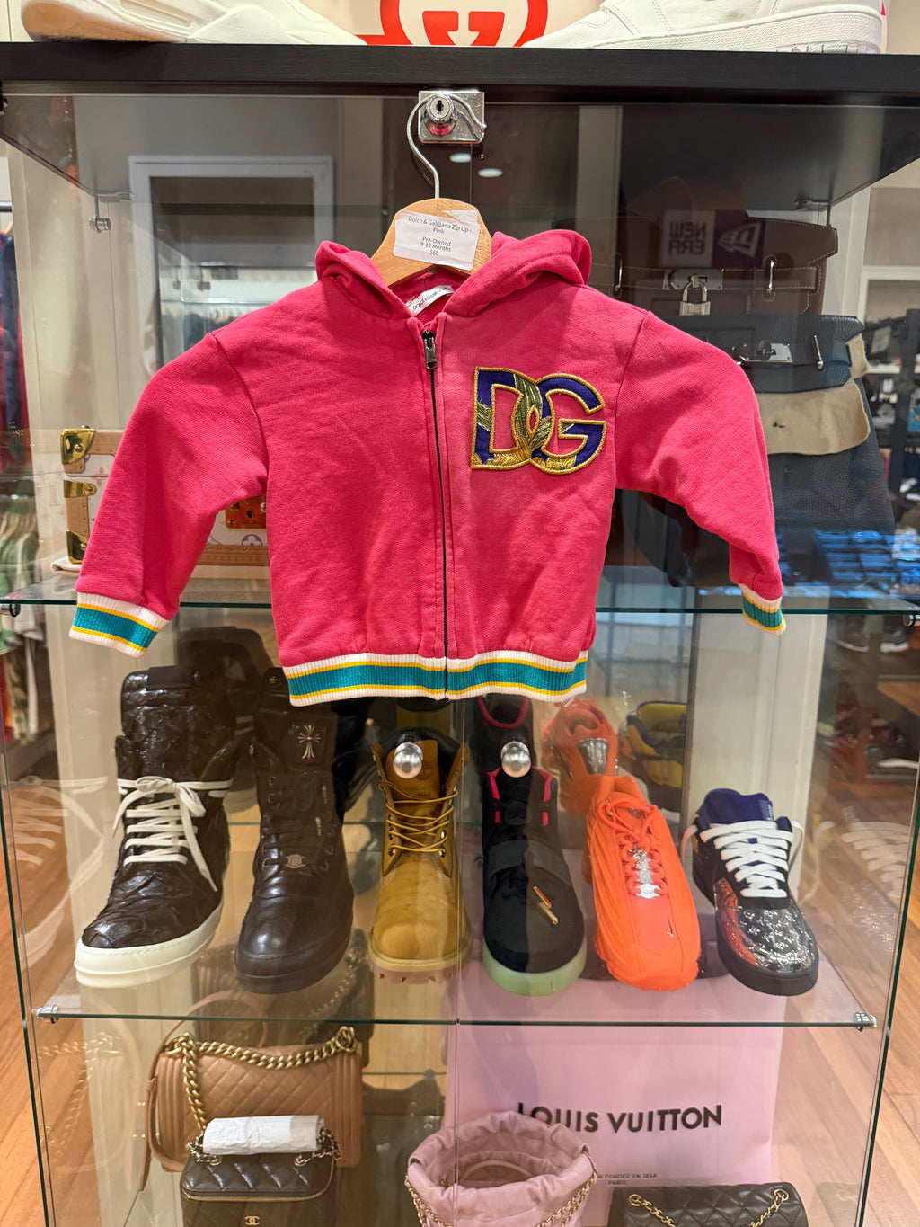 Dolce & Gabbana Zip Up-
Pink