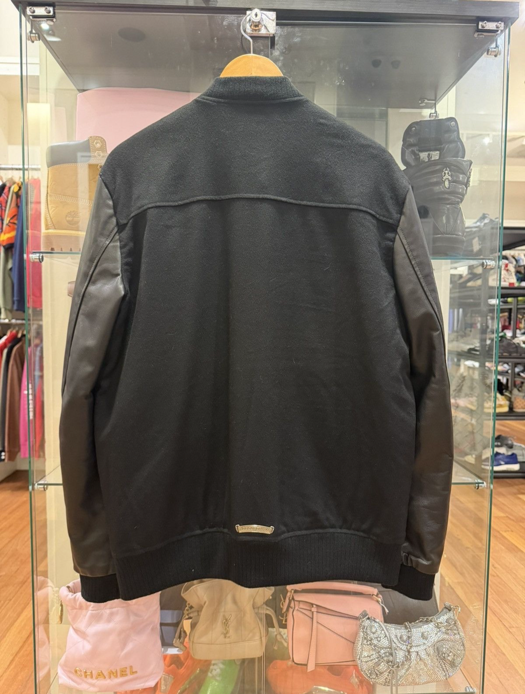 Chrome Hearts Varsity Jacket Cashmere Cross Patch