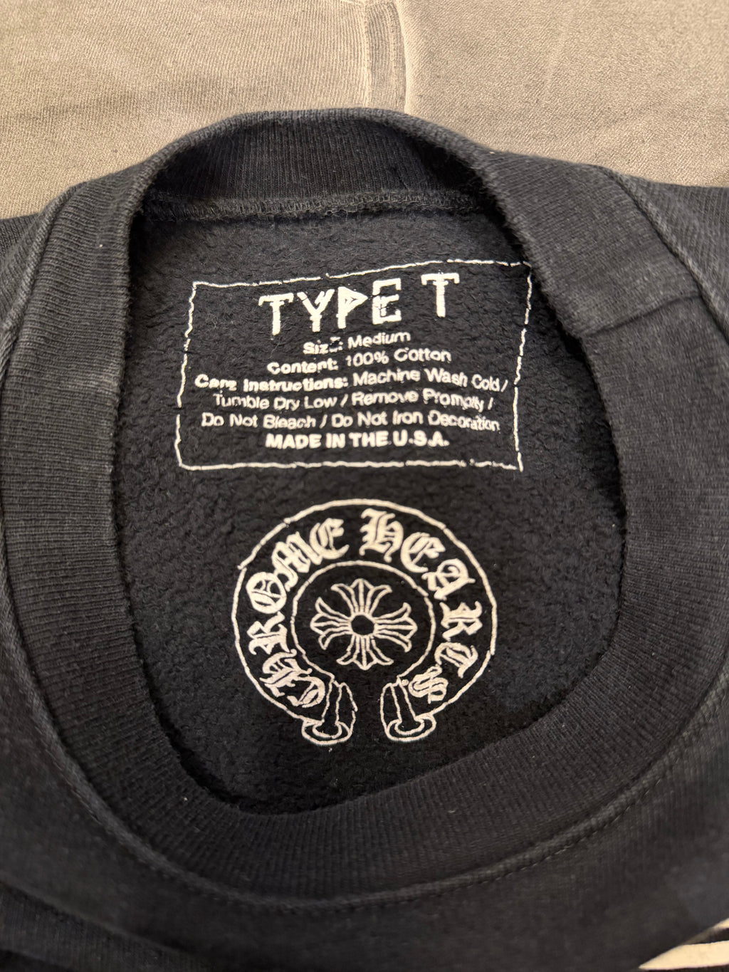Chrome Hearts x Matty Boy x Kristian Stark ‘Type T’ Crewneck (2018)