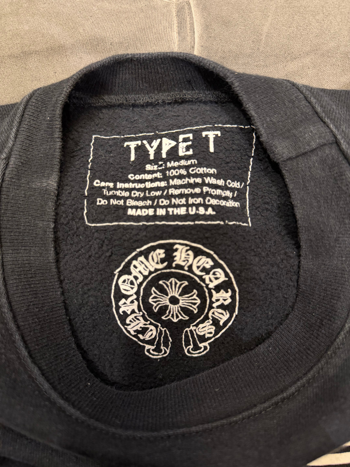 Chrome Hearts x Matty Boy x Kristian Stark ‘Type T’ Crewneck (2018)