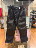 Chrome Hearts Leather & Nylon Double Knee Carpenter Pants - Black
