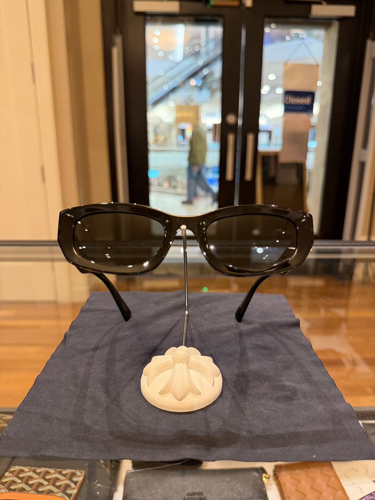 Miu Miu Mu O9WS Sunglasses In Black & Gold