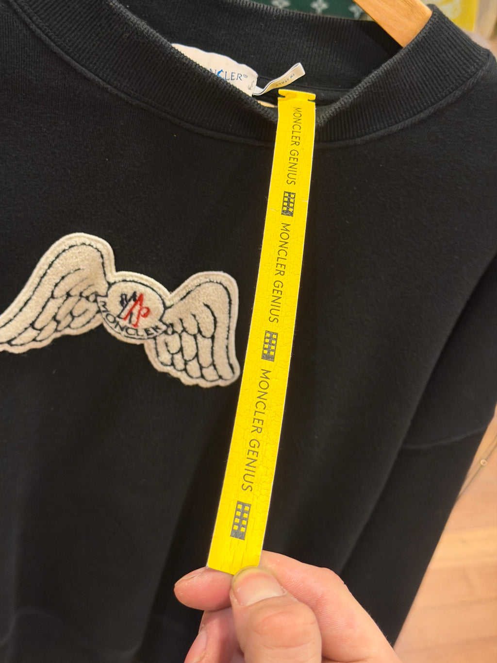 Moncler x Palm Angels Wing Patch Crewneck