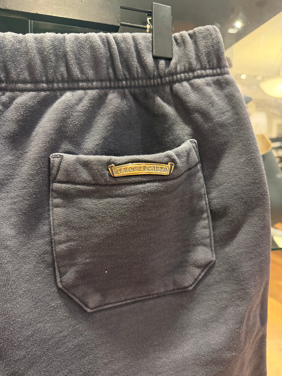 Chrome Hearts Paperjam Cross Patch Shorts - Navy