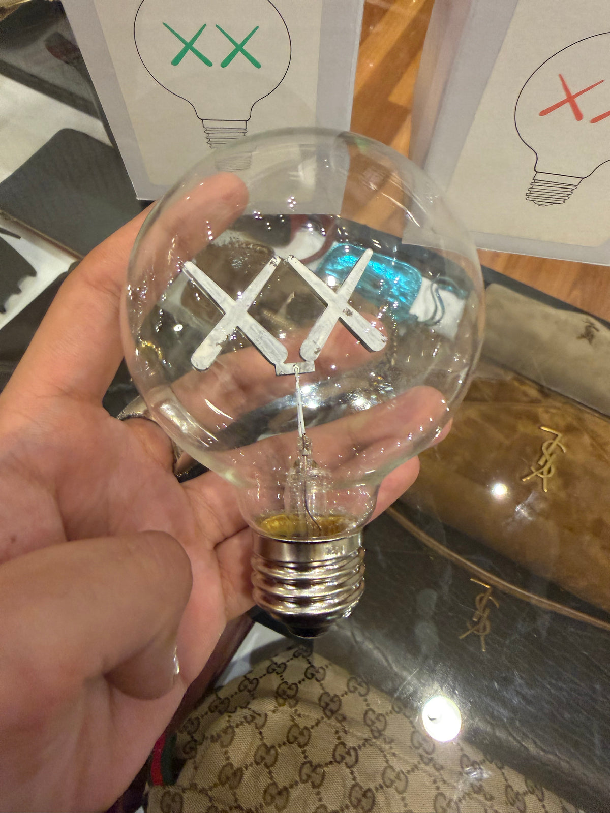 Kaws X The Standard Lightbulbs Pack Of 3