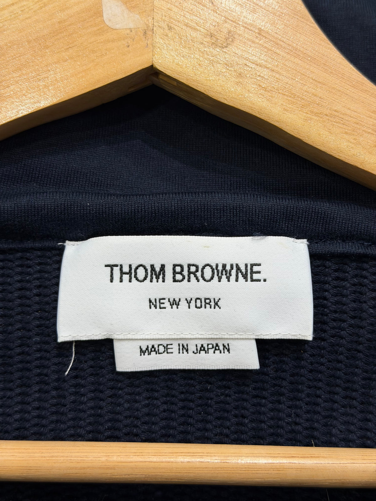 Thom Browne Knit Zip Up Hoodie