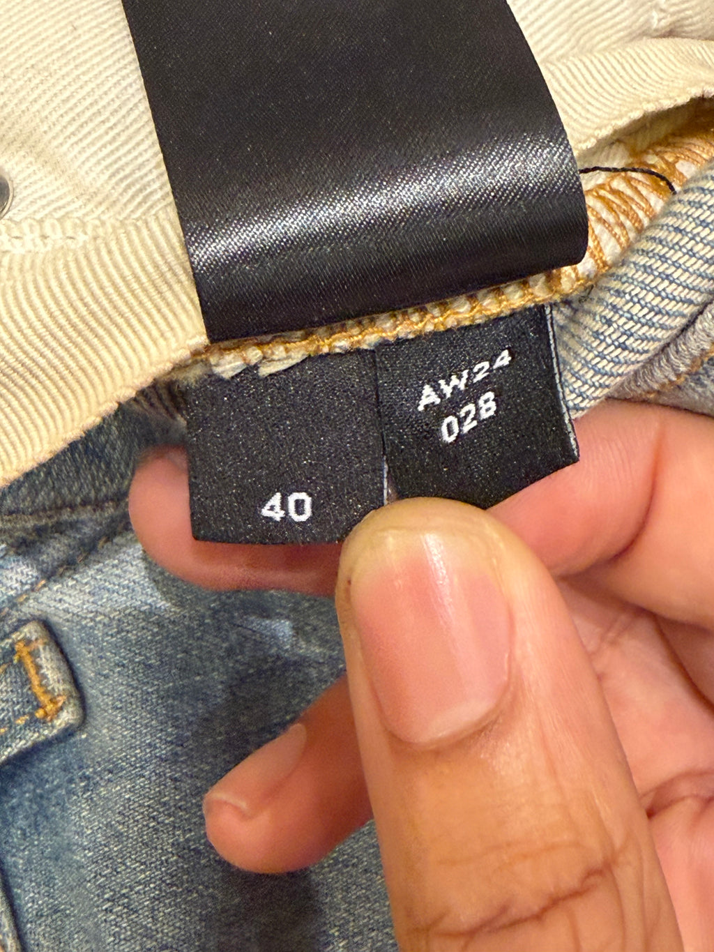 Amiri MX1 Distressed Skinny Jeans - LightWash/Zebra Patches