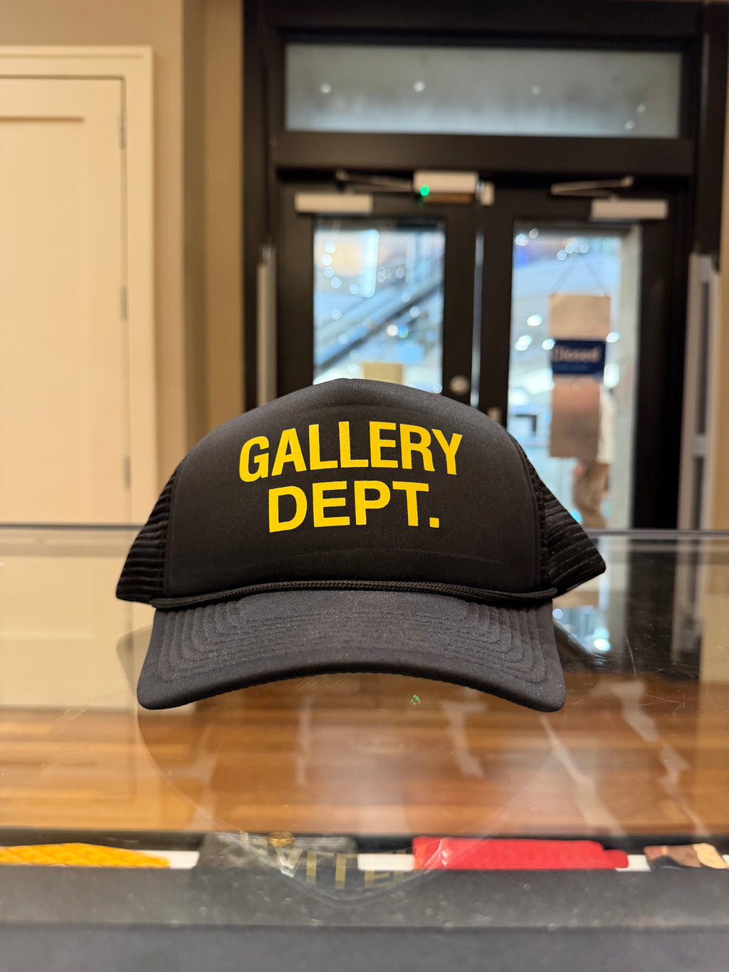 Gallery Dept. Trucker Hat - Black/Yellow