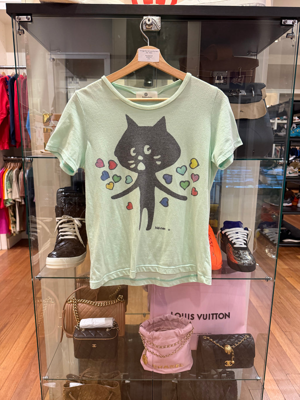 Vintage Net-Net Love By Issey Tee - Mint