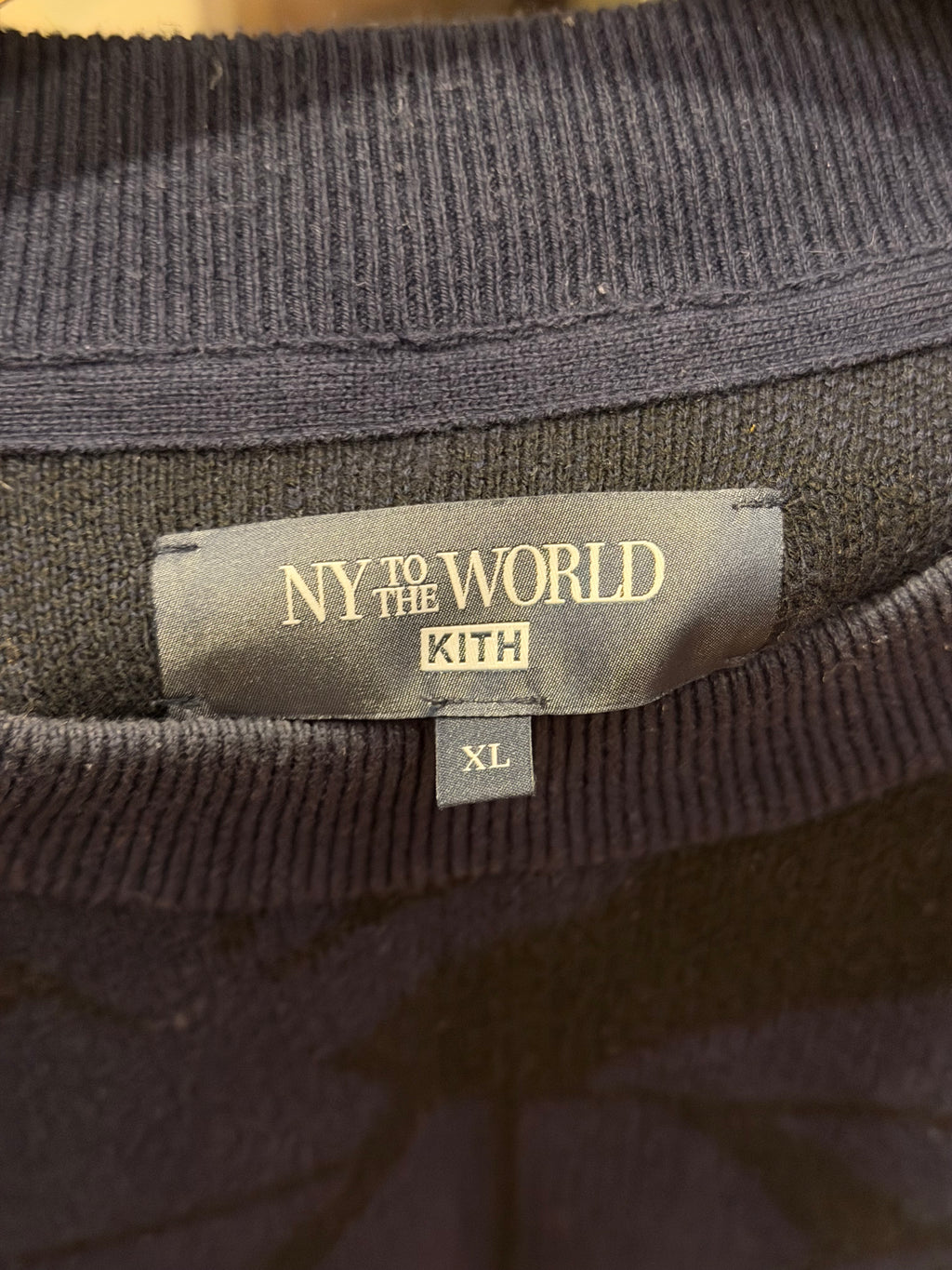 Kith FW24 Liberty Lewis Sweater - Nocturnal