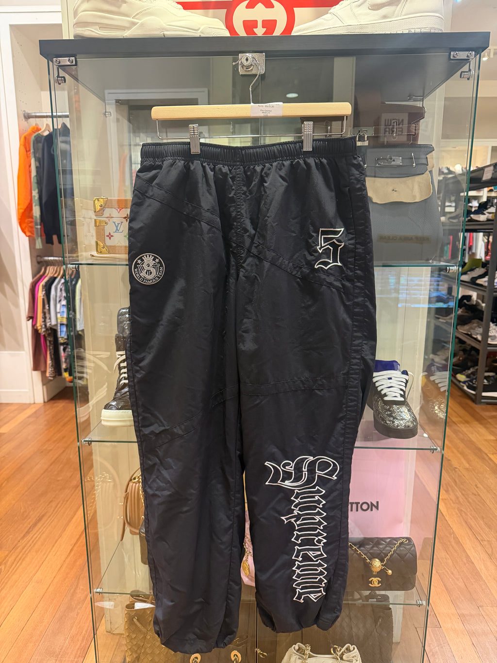 Supreme Old English Track Pants