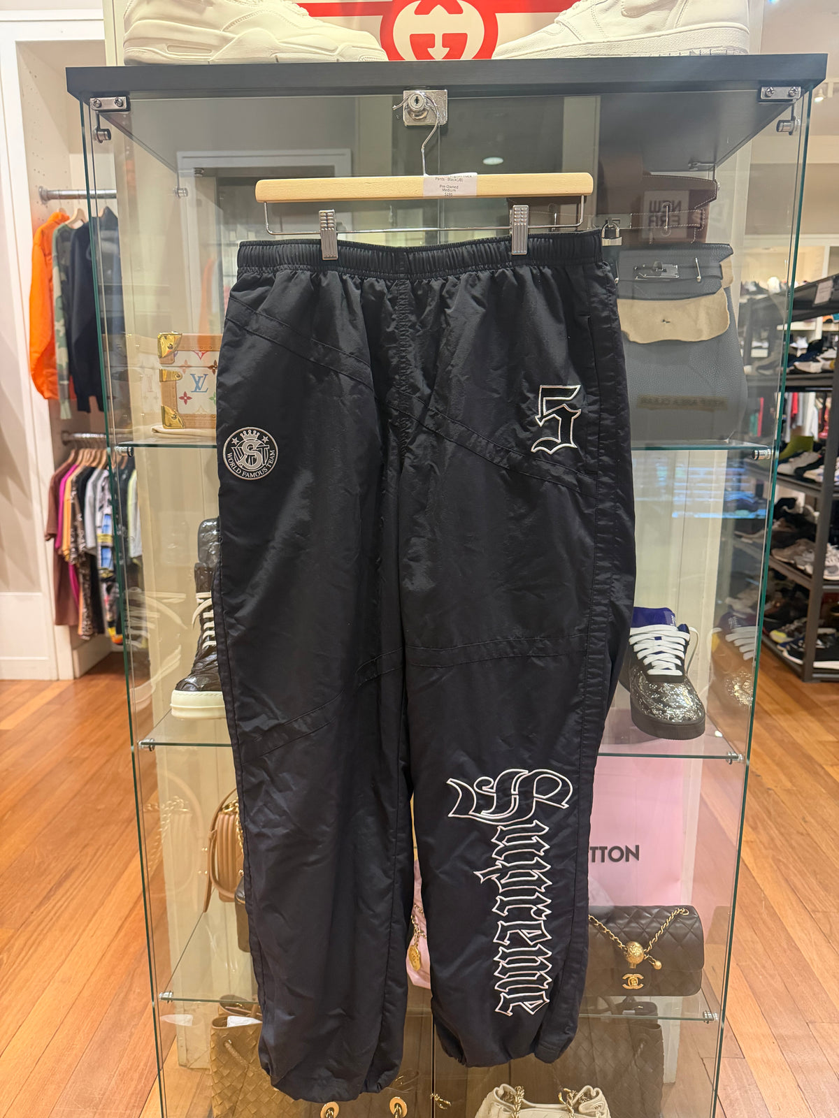 Supreme Old English Track Pants