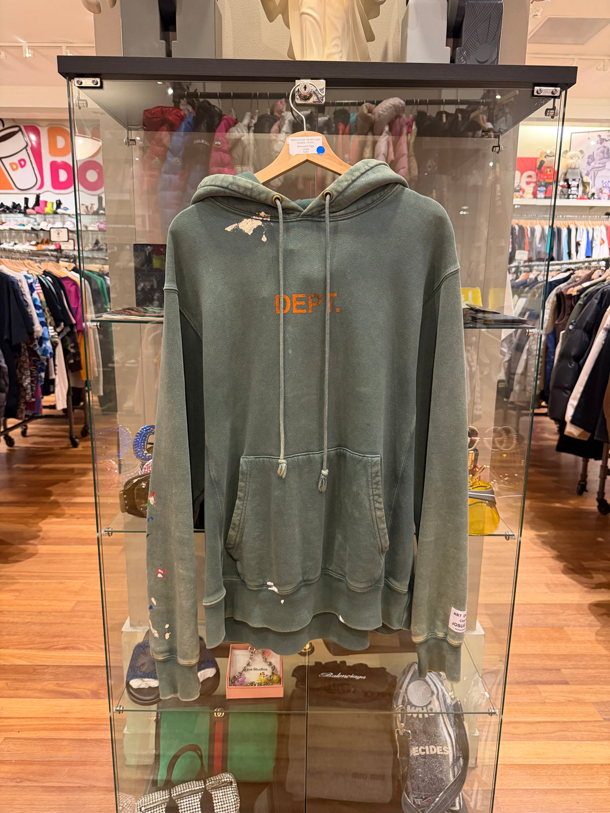 Gallery Dept. Center Logo Hoodie - Green