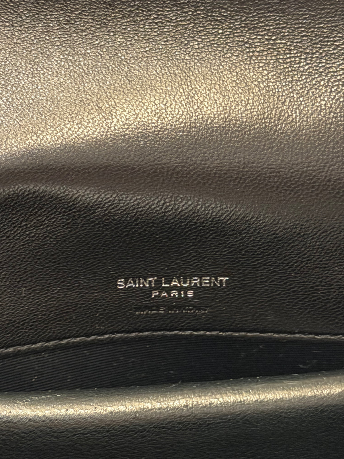 Saint Laurent LouLou Small in Matelassé Lambskin - Black