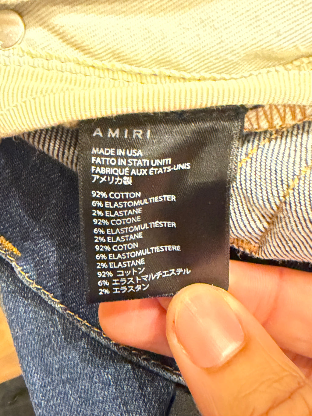 Amiri Slim Jeans - Indigo