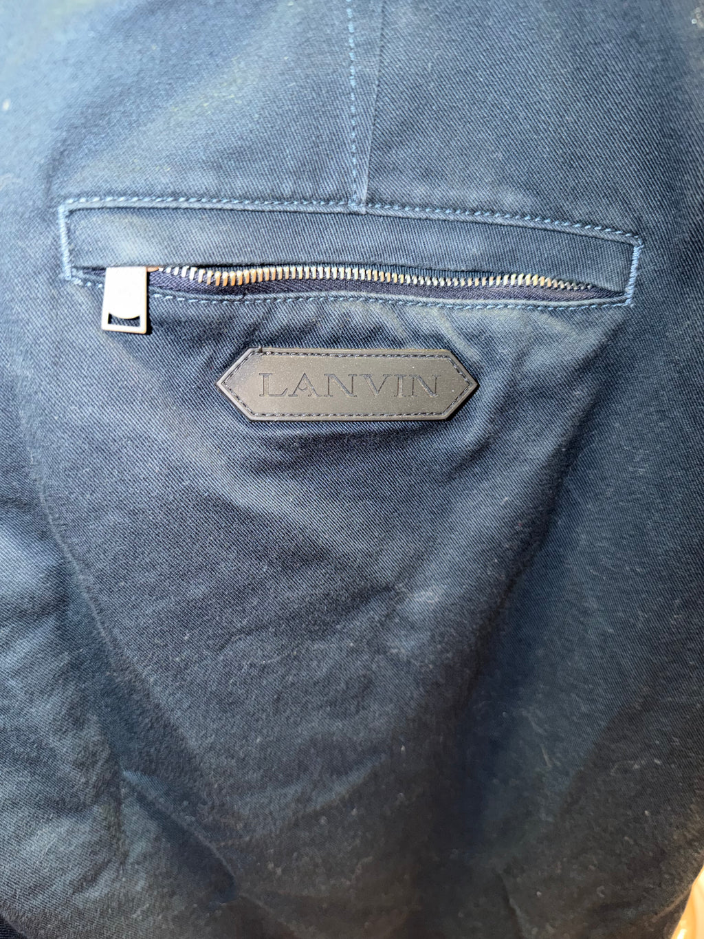 Lanvin Canvas Trousers - Navy