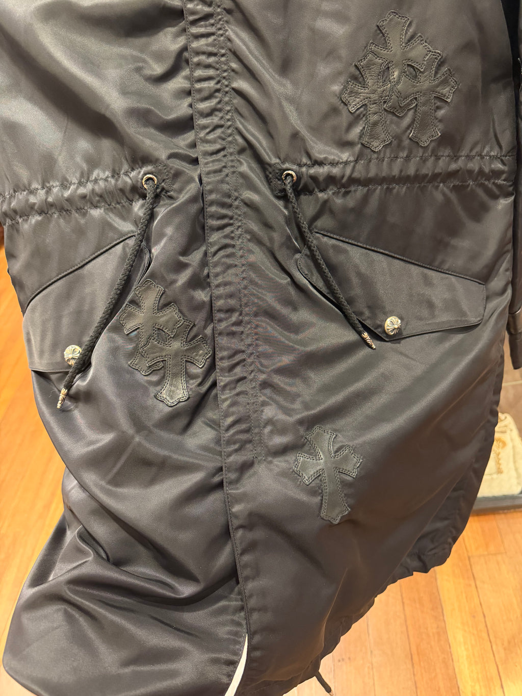Chrome Hearts Cross Patch Parka - Black