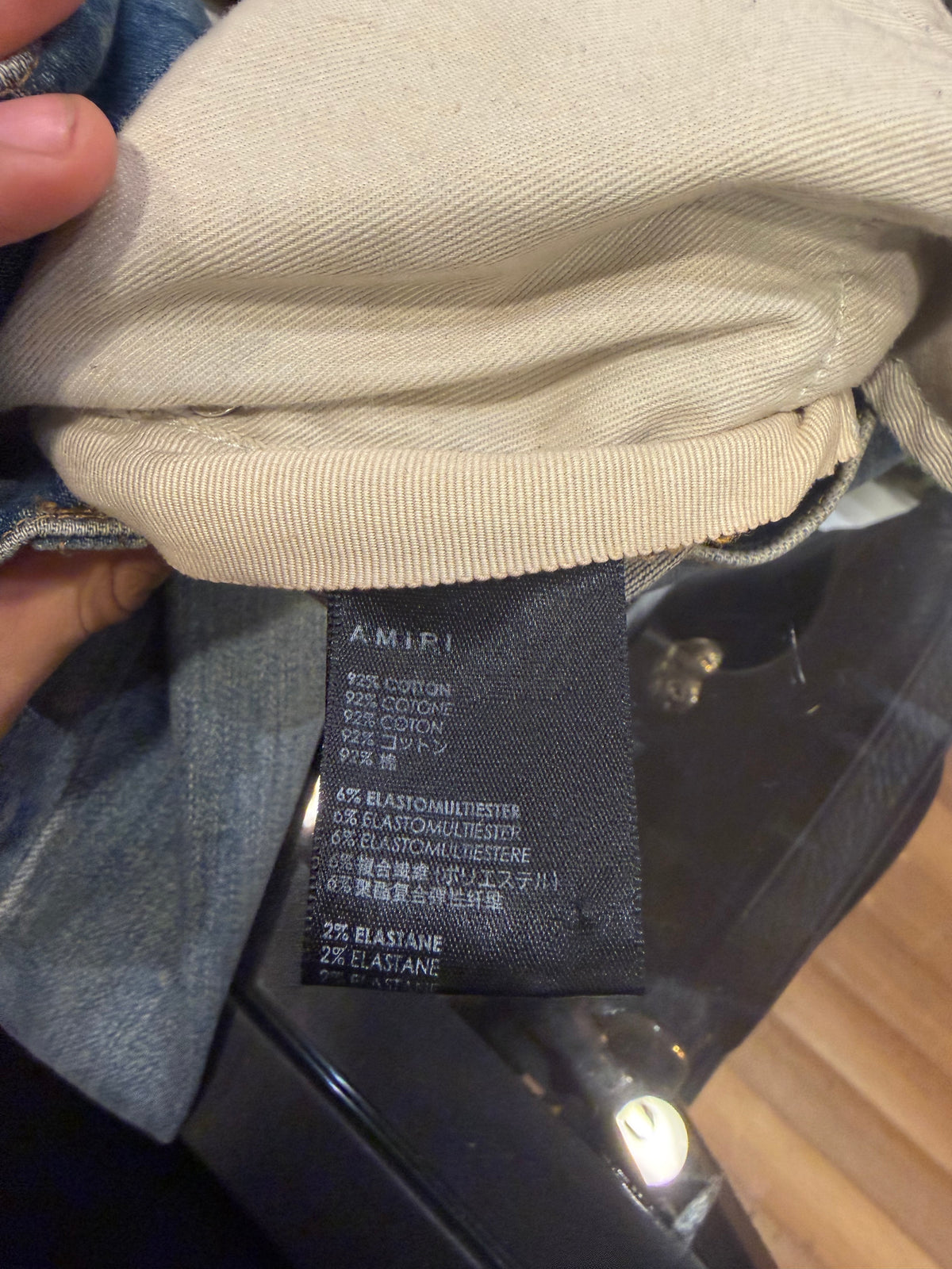 Amiri Distressed Skinny Jeans